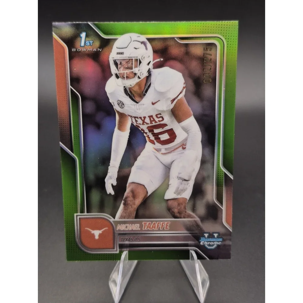 2025 Bowman Chrome Michael Taaffe #100 1sr‎ Bowman Lime Green Refractor /275